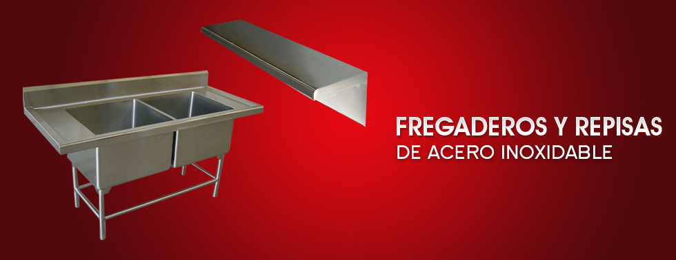 fregaderos y repisas de acero inoxidable industrias treval